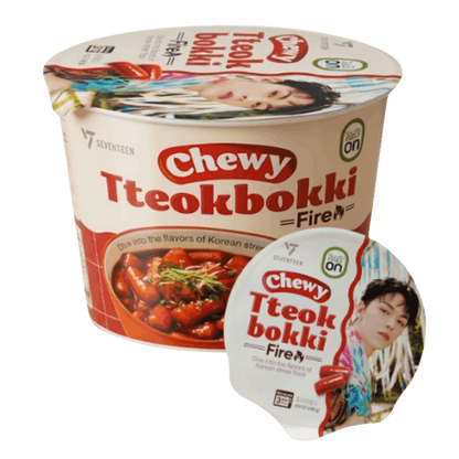 HY Eats On Seventeen Tteokbokki spicy 140g