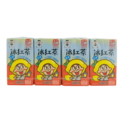 WANT WANT iced tea sweetened black tea 4x125ml