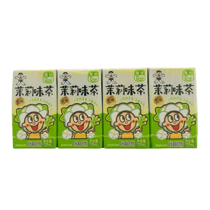 WANT WANT iced tea jasmine tea sweetened 4x125ml