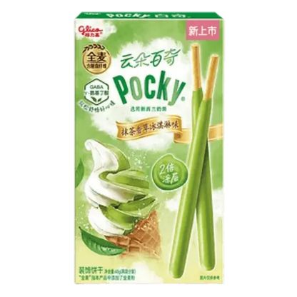 GLICO Pocky Matcha with vanilla ice cream 48g