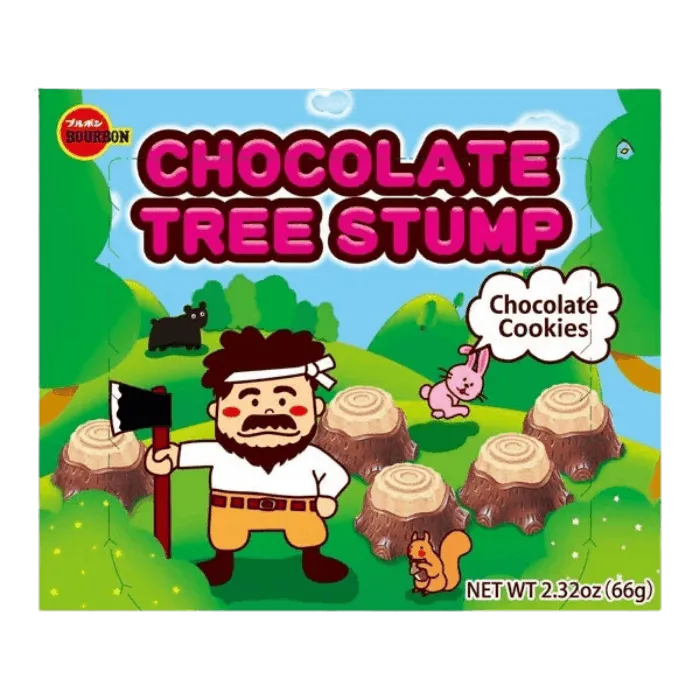 BOURBON Chocolate Tree Trunk 66G