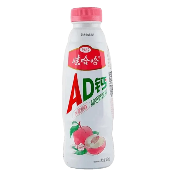 WAHAHA AD milk drink with vitamins peach 450ml
