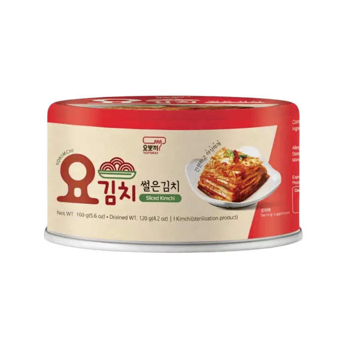 YOKIMCHI Original Sliced Kimchi Tin 160g