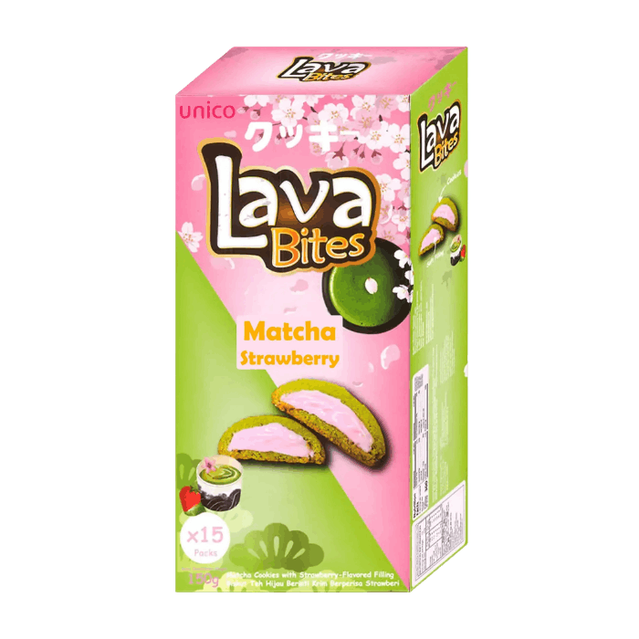 MY Lava Bites Cookies Matcha Strawberry 200G