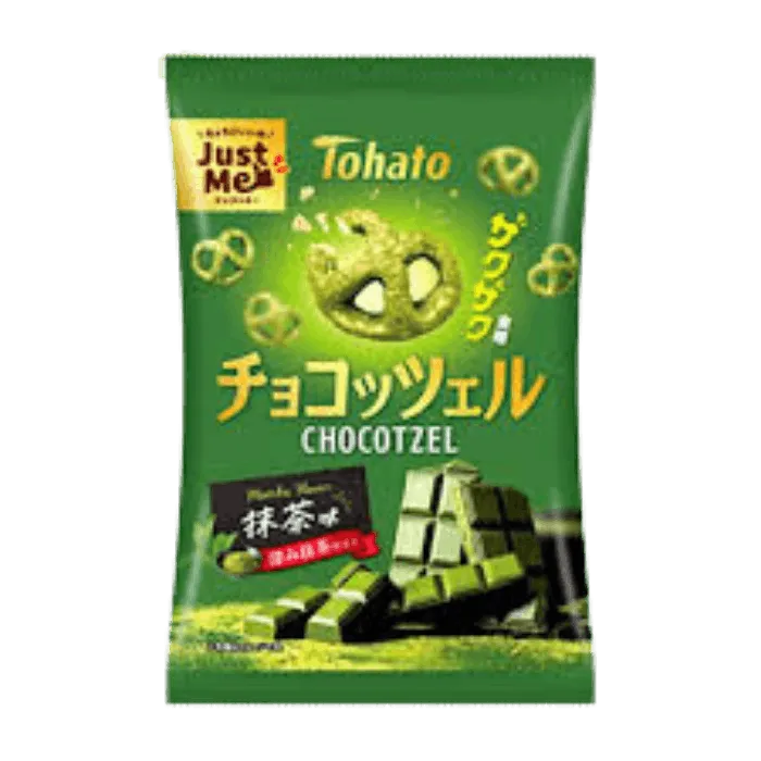 TOHATO Chocotzel Matcha Chocolate Pretzel 45g