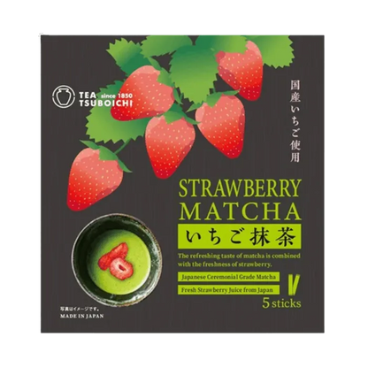 TSUBOICHI Strawberry Matcha Sticks 50g