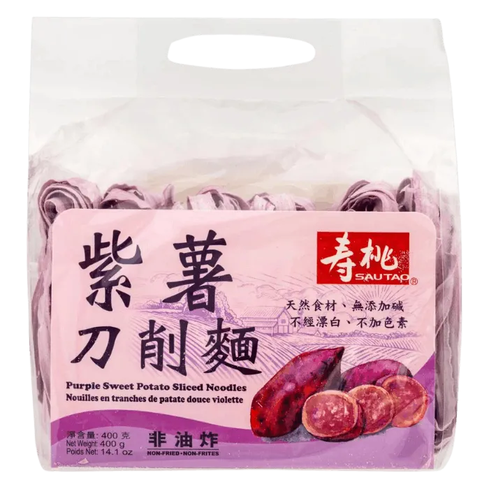 SAU TAO Sliced ​​Noodle Purple Sweet Potato 400G