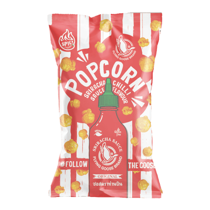 FLYING GOOSE Popcorn with Sriracha 80g