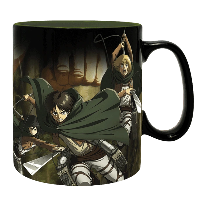ATTACK ON TITAN Mug Heat Change TitanS 3