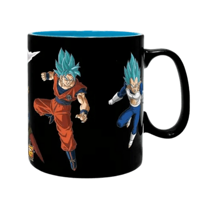 DRAGON BALL Mug Heat Change Saiyans vs Black