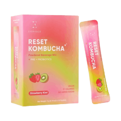 EVERYDAZE Reset Kombucha Strawberry Kiwi 10x5g