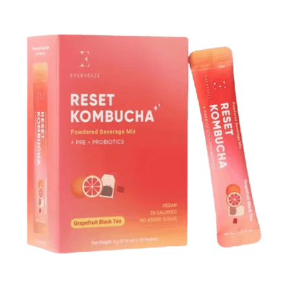 EVERYDAZE Reset Kombucha Grapefruit BlackTea 10x5g