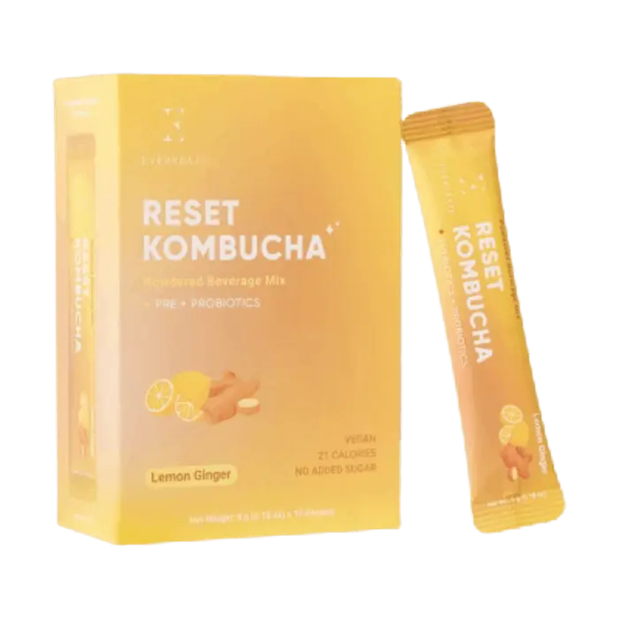EVERDAZE Reset Kombucha Lemon Ginger 10x5g