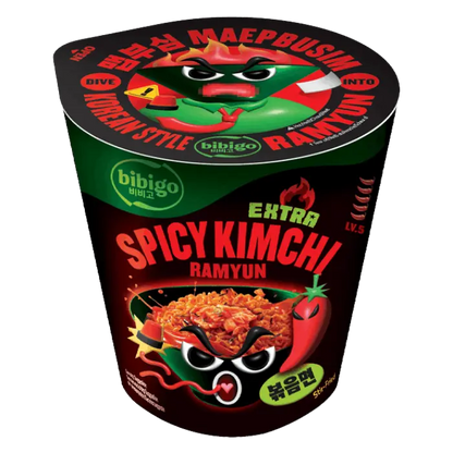 BIBIGO Instant Noodles Kimchi Spicy Cup 98g