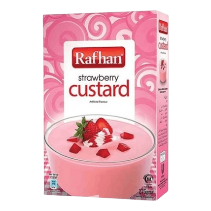 RAFHAN Custard Strawberry 275g