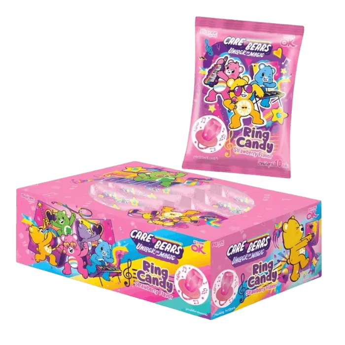 CARE BEARS Strawberry Ring Candy 10g