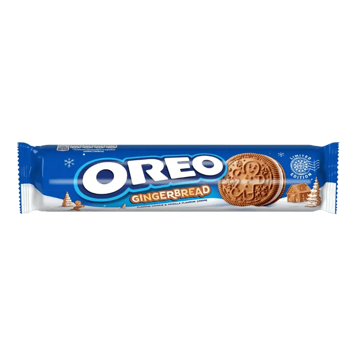 OREO Sandwich Biscuit Gingerbread 154g