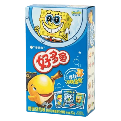 ORION Spongbob BBQ Fish Shaped Snack 33g