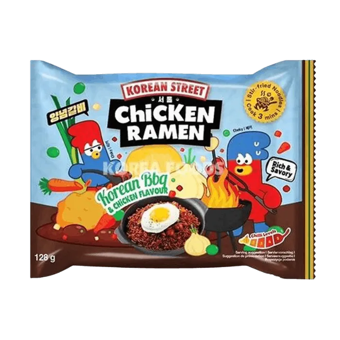 KOREAN STREET Chicken Ramen Kor.BBq&Chicken 130G
