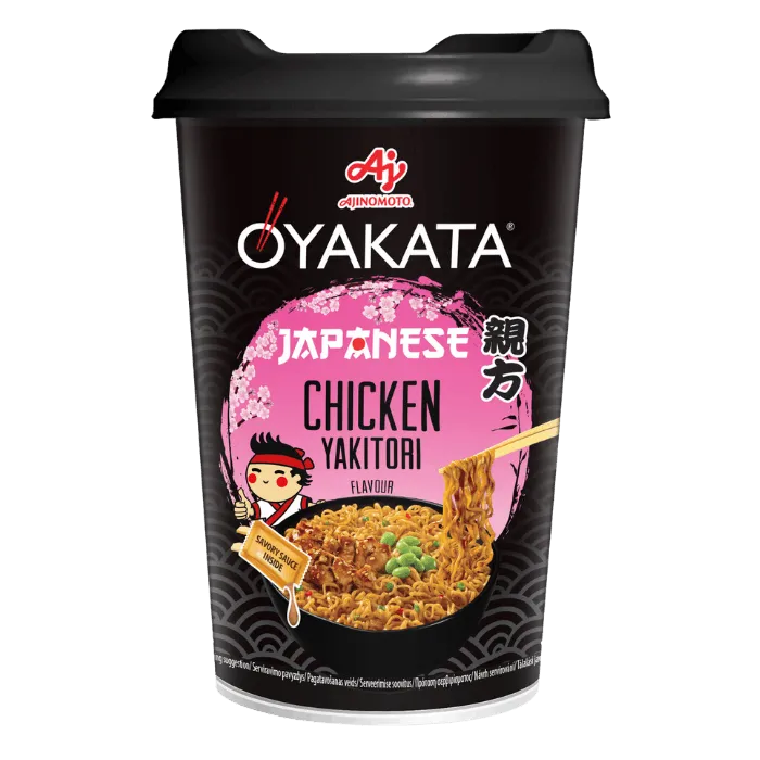 AJINOMOTO Oyakata Ramen Chicken Yakitori Cup 93G