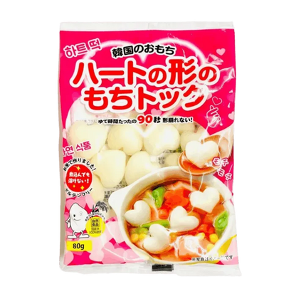 DAISHIN Heart Shaped Japan. Rice Cake 80G