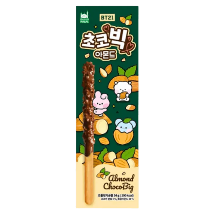 BT21 Choco Big Sticks Mandeln 54G