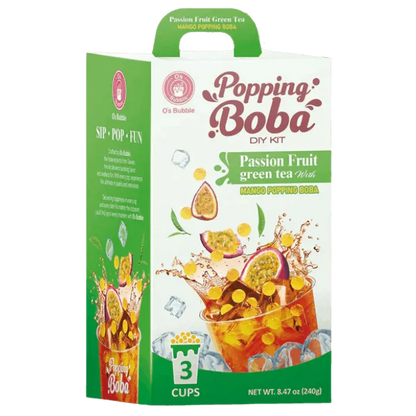O'S BUBBLE Popping Boba Passionsfrucht Mango 240g