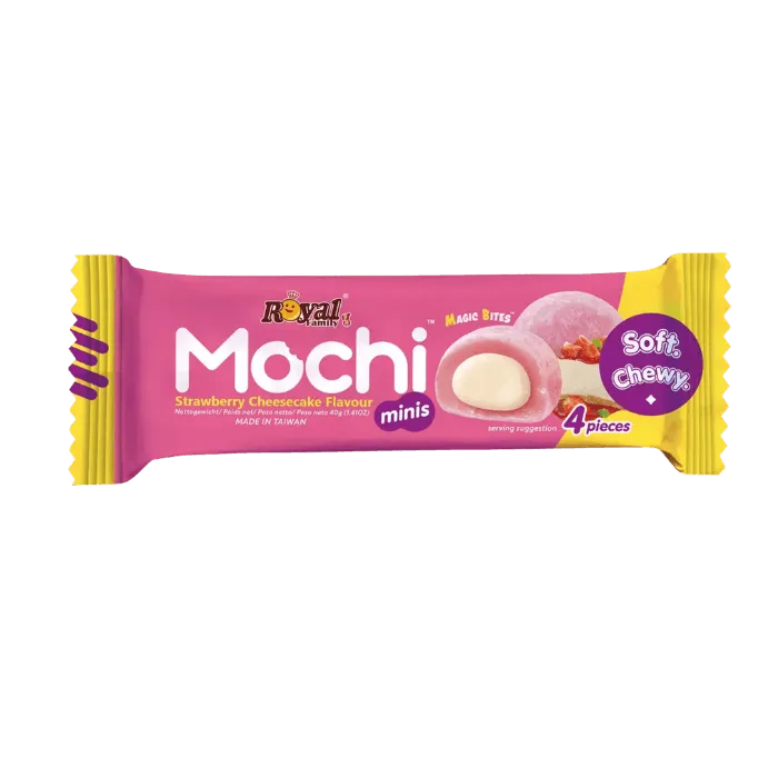 ROYAL FAMILY Mochi Strawberry Cheesecake 40g