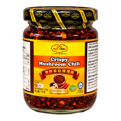 MAN FOOK Crispy Chili Mushroom 170 g