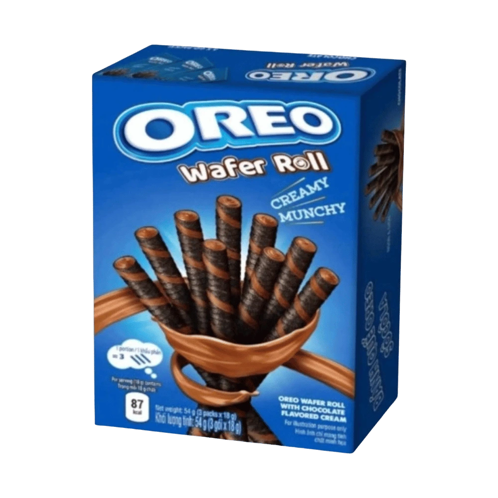 OREO Wafel Rolle Schokolade 54G