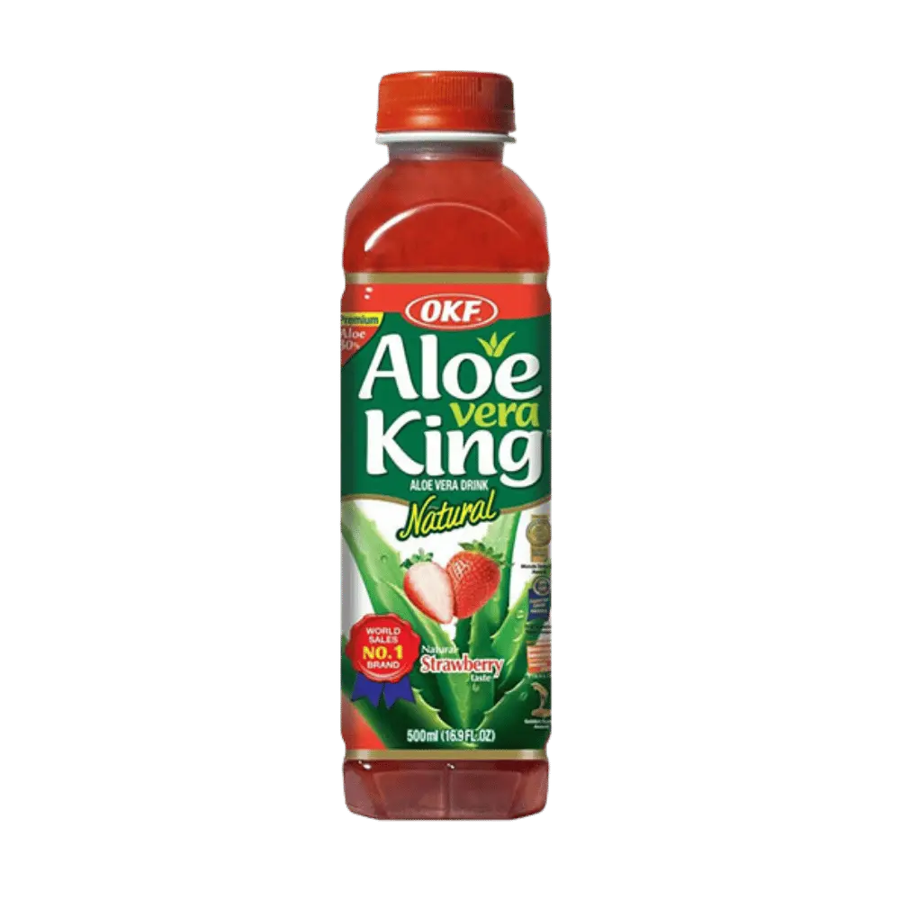 OKF Aloe Vera Drink Strawberry 500ML