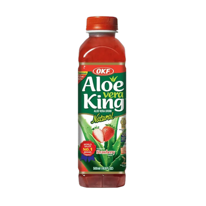 OKF Aloe Vera Drink Strawberry 500ML