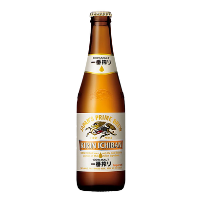 KIRIN Ichiban Beer Bottle Alk.5% 330ML