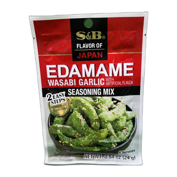 S&B Edamame Wasabi Garlic Spice Mix 24G