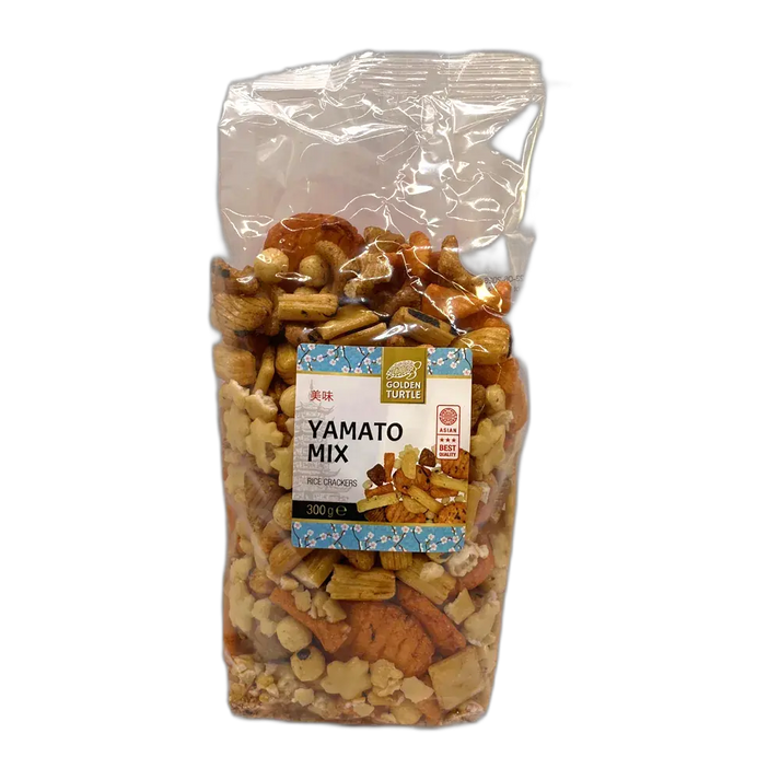 GOLDEN TURTLE Rice Crackers Yamato Mix 300G