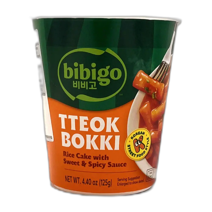 BIBIGO Tteokbokki With Hot & Spicy Sauce 125G