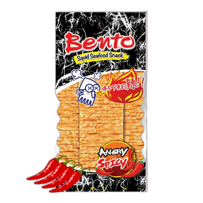 BENTO Seafood Snack Angry Spicy – ​​Spicy squid snack 20g