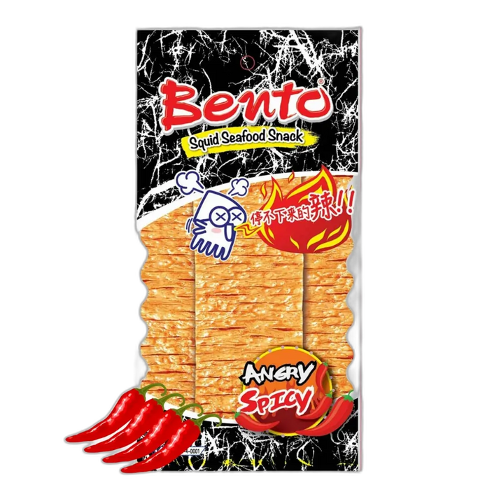 BENTO Seafood Snack Angry Spicy – ​​Spicy squid snack 20g