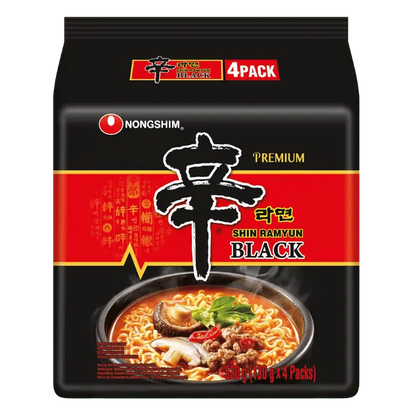 NONGSHIM Shin Ramyun Black Scharfe Premium Instant Nudeln 4x130g