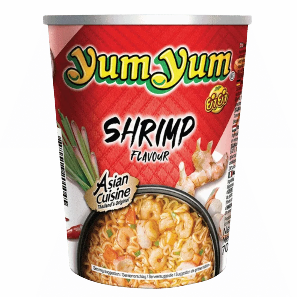 YUM YUM Instant Noodles Shrimp Cup 70G